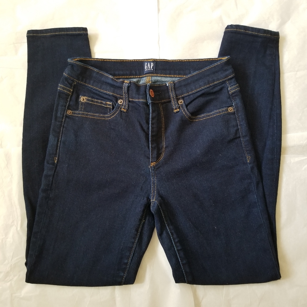 Gap True Skinny Denim Jeans 27 Short 4
